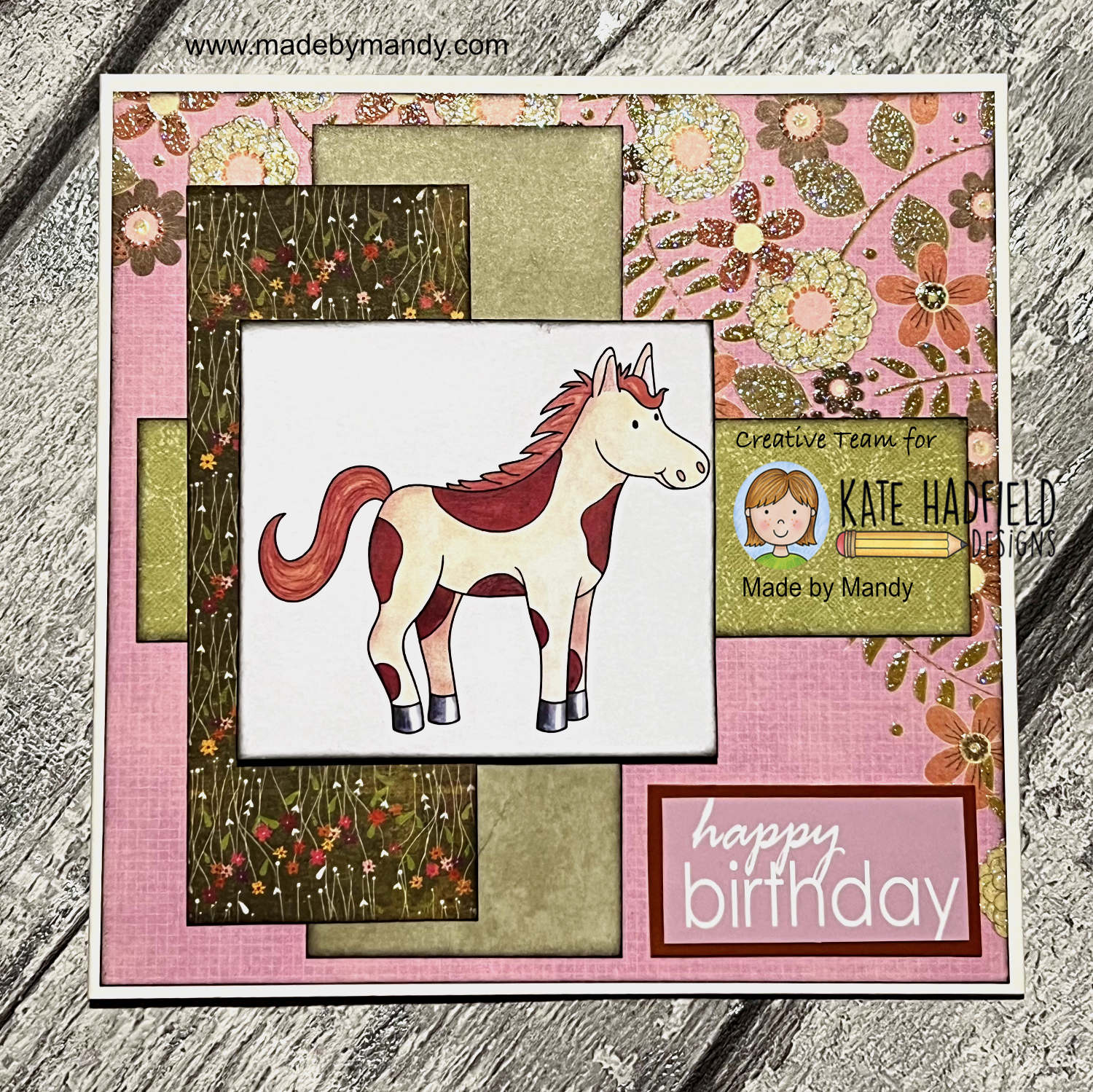 A Horsey Happy Birthday by Made By Mandy A Horsey Happy Birthday